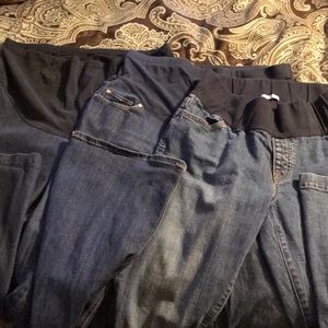 Maternity jeans and dress pants